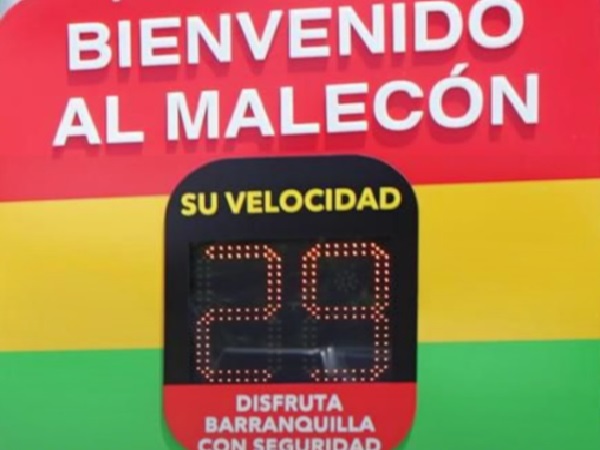 Instalan radar de velocidad en el Maelcón del Río.
